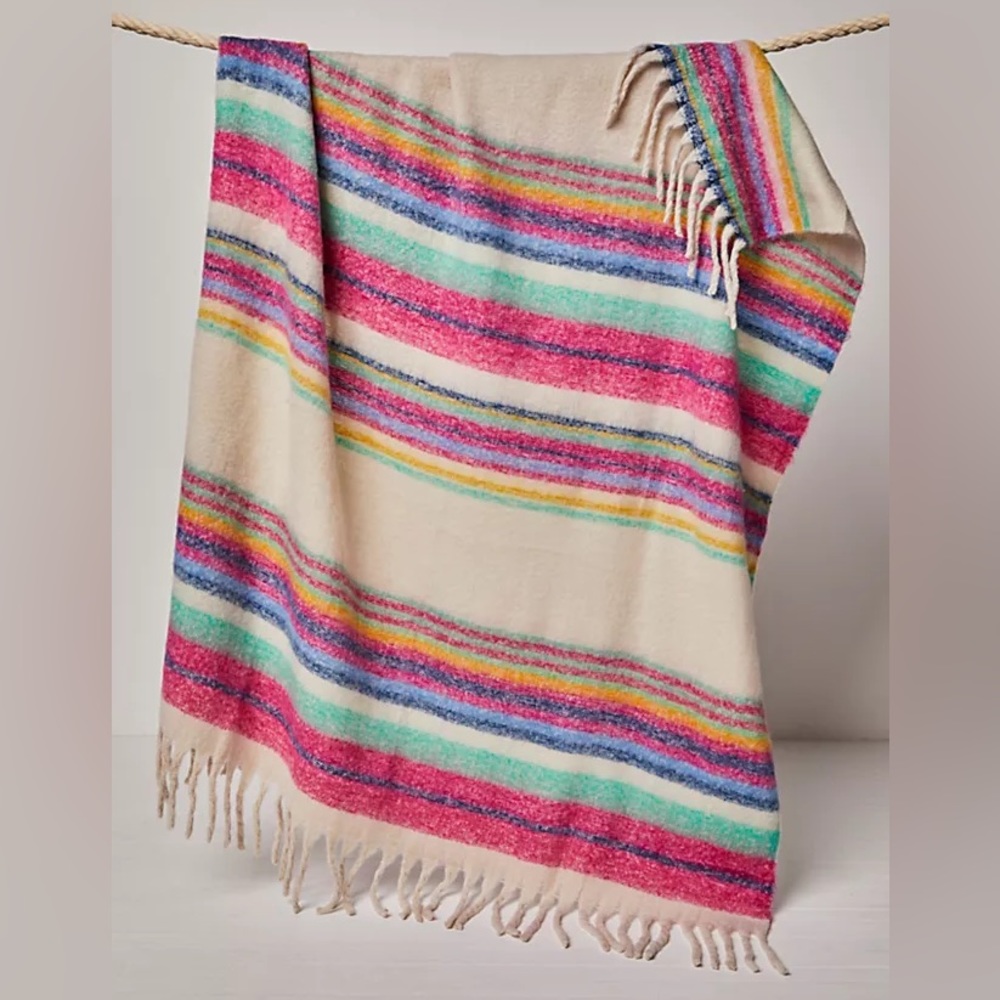 Free People Fringe Throw Blanket